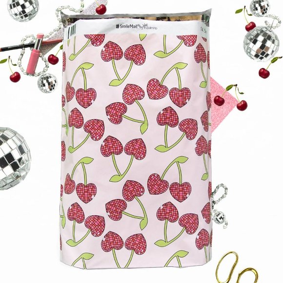 Disco Cherry Expandable Bottom Gusseted Poly Mailers 14.5x19x4 Pack of 10 - Picture 7 of 11